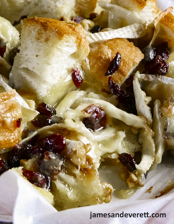 Cranberry Brie Pull Apart Bread