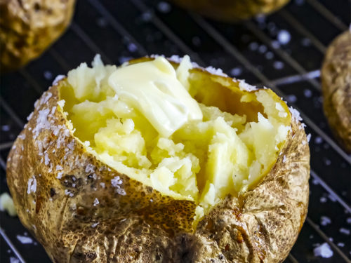 PERFECT Baked Potato Recipe - How Long to Cook a Baked Potato in