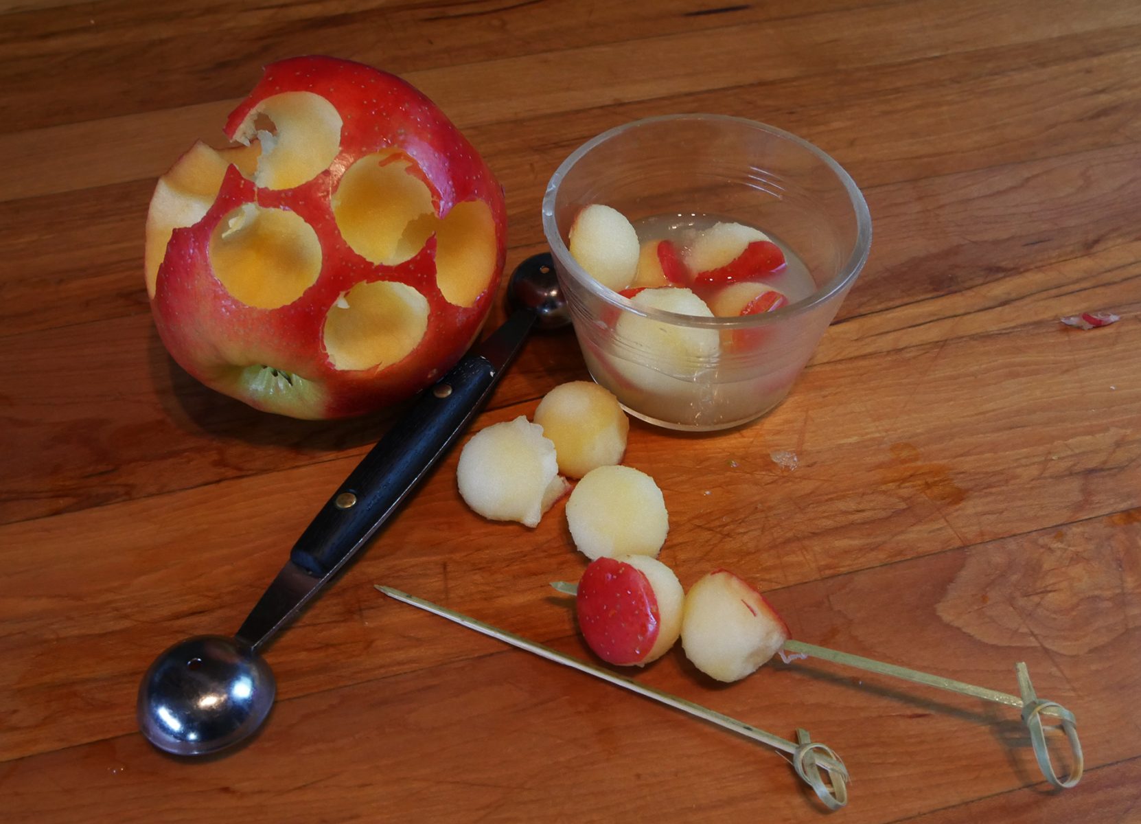 bourbon apple ginger martini