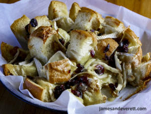 Cranberry Brie Pull Apart Bread