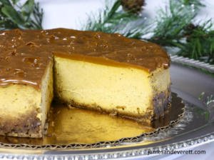 Dulche de Leche Pumpkin Cheesecake
