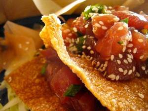 Ahi Poke Nachos