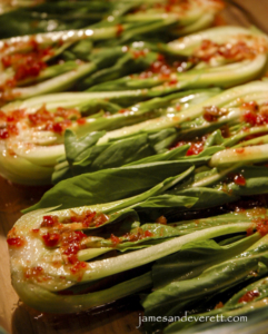 Grilled Baby Bok Choy    