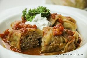 Slow Cooker Cabbage Rolls   