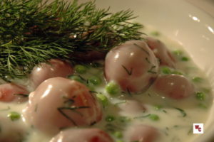 Potatoes in Dill Cream   