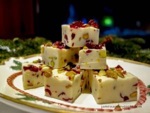 Cranberry Pistachio Dream Fudge 
