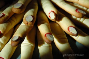 Halloween Finger Cookies     
