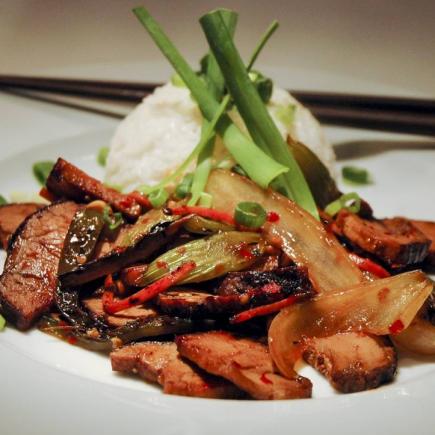 Jalapeno Pork in Garlic Sauce   