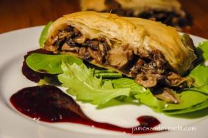 Mushroom Strudel    