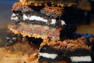 Chocolate Chip Oreo Brownie       
