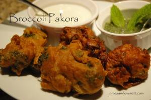 Broccoli & Onion Pakora    