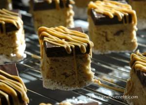 Peanut Butter Ball bars 