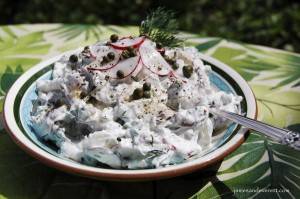 Sour Cream & Dill Potato Salad  