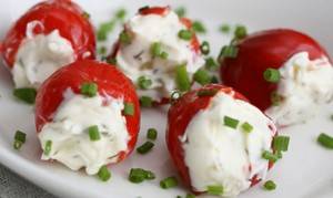 Goat Cheese Stuffed Peppadew        